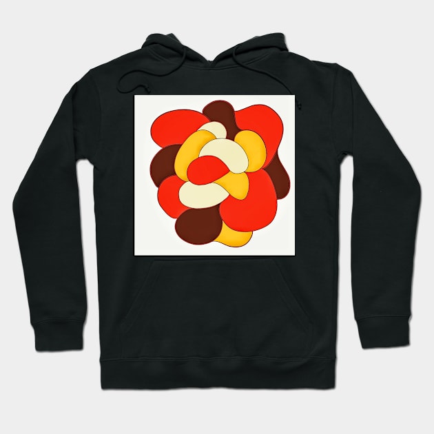 Mid Mod Abstract Hoodie by Digital GraphX